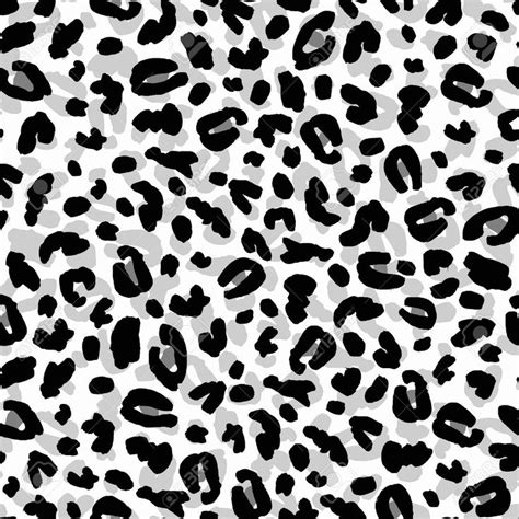 Grey Leopard Print Seamless Repeat Pattern Sponsored Print