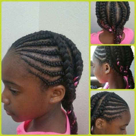 Others even think that it's one way to hide the damaged hair. Beautiful cornrows | Beautiful natural hair, Kids ...