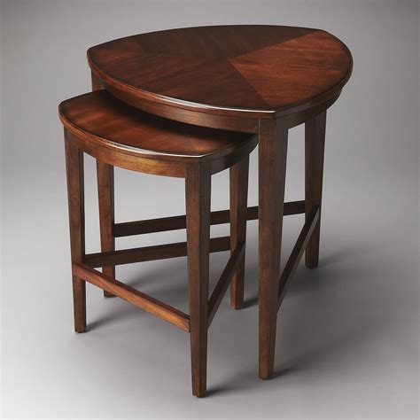 Butler Specialty Finnegan Antique Cherry Nesting Tables - End Tables at 