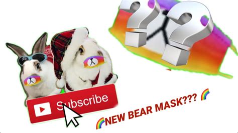 Roblox Rainbow Bear Mask