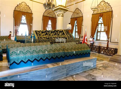 Bursa Turkey June 23 2018 The Tomb Mausoleum Of Orhan Gazi Son