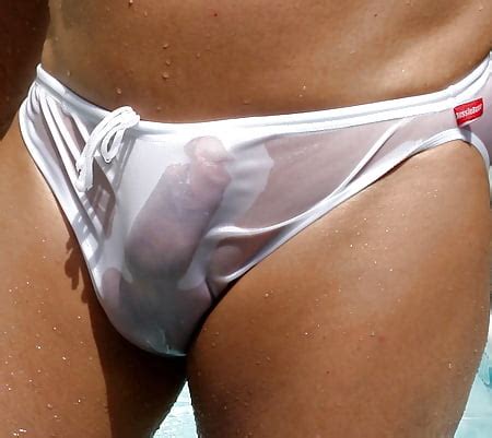 Wet See Through Male Underwear