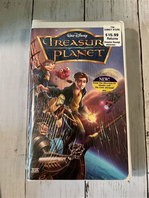Walt Disney Treasure Planet Vhs 2003 Brand New Sealed 786936200058
