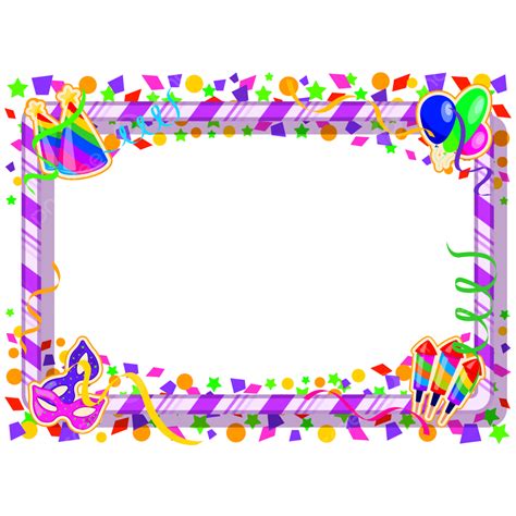 Confetti Celebration Party Vector Design Images Celebration Frame