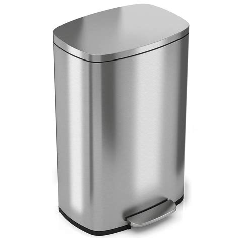 Pictures of Black Stainless Steel Kitchen Trash Can