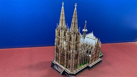 Diy Craft Instruction 3d Puzzle Cubicfun Cologne Cathedral Youtube