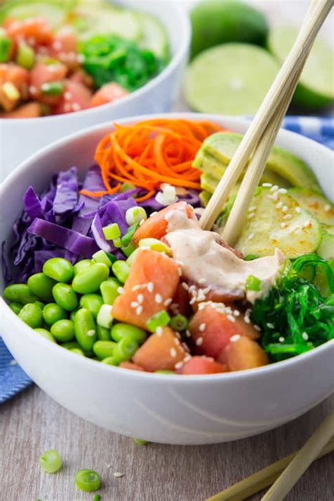 Your browser doesn't support html5 audio. Vegan Poke Bowl with Watermelon - Vegan Heaven