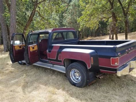 Chevrolet R Crew Cab Square Body Dually Western Haul Chevy Gmc For Sale