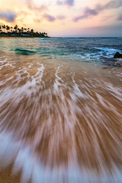 Kauai Hawaii Sunset At The Beach Stock Image Image Of Cove Nature