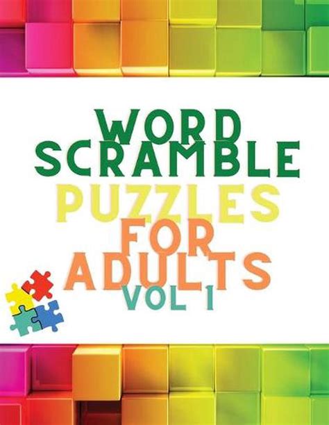 Word Scramble Puzzles For Adults Vol 1 Scrabble Word Search Book Word