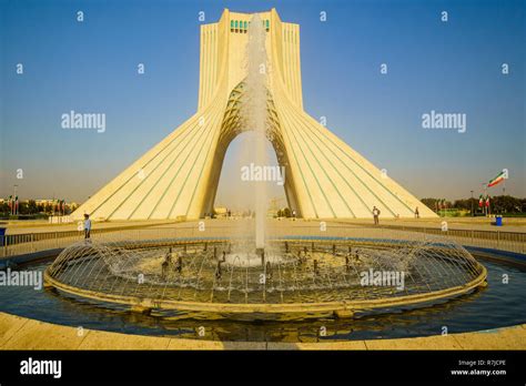 The Famous Azadi Tower In Teheran Stock Photo Alamy
