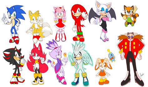Sonic Characters By Haruka On DeviantArt