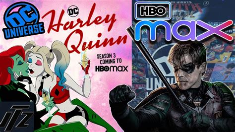 DC Universe On HBO Max Harley Quinn Season 3 And More YouTube