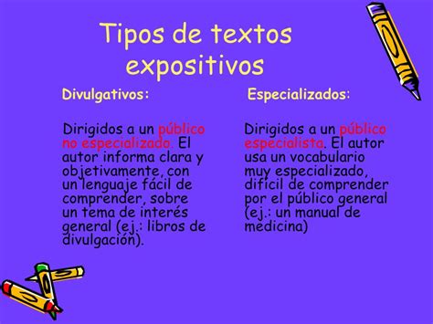 Ejemplos De Texto Expositivo Divulgativo Y Especializado Opciones De
