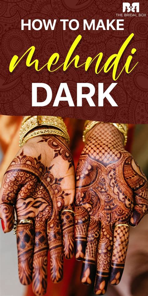 How To Make Mehndi Dark A Step By Step Guide Artofit