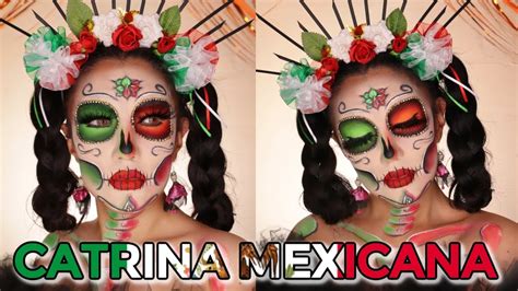 Catrina Mexicana Tricolor 🇲🇽 💀 Sugarskull Makeup Tutorial