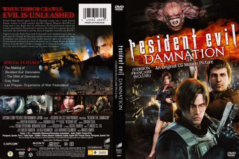 Resident Evil Damnation 2012 R1 Dvd Cover Dvdcovercom
