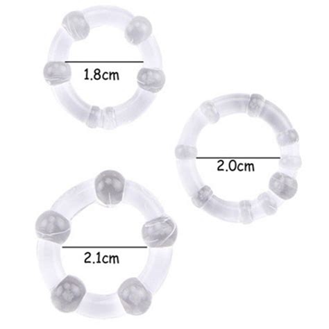 leto stay hard beaded cock rings 3pk adult sex toys for men sexyland