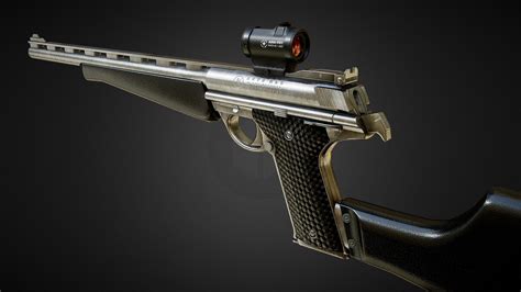 Automag Pistol Buy Royalty Free 3d Model By Raventalecg C5d8f96