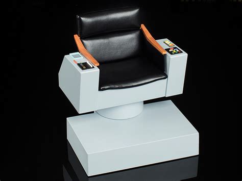 Sculpta chair in metal and eco leather, usa, c1966 based on vladimir kagan's unicorn chair, the sculpta chair was seen on the early star trek series of the late 1960s. Star Trek TOS Captain's Chair 1/6 Scale Replica