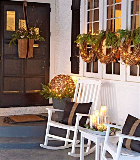 30 Amazing Front Porch Christmas Decoration Ideas