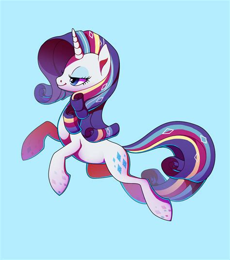 Rainbow Power Rarity By Trippinmars On Deviantart