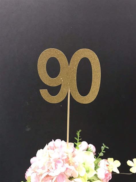 90th Birthday Party Decorations 90th Birthday Centerpiece Sticks