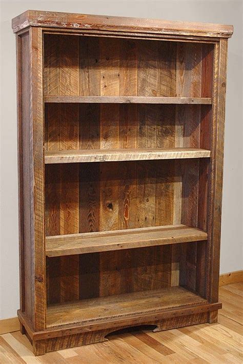 Reclaimed Barn Wood Rustic Heritage Bookcase Freight Not Included