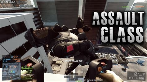 Battlefield 4 Beta Assault Class Gameplay Youtube