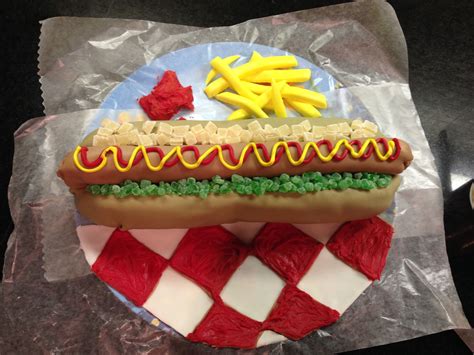 Hot Dog Birthday Cake Dog Birthday Cake Hot Dog