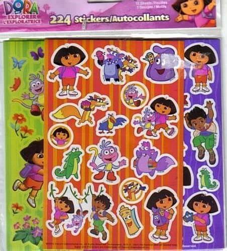 Amazon Dora The Explorer 224 Stickers 12 Sheets By Nickelodeon