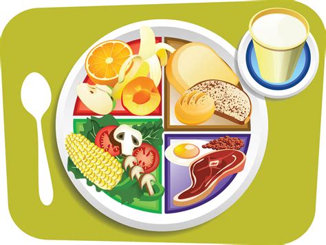 Plate Of Food Clipart Clipart Best