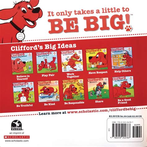 Clifford The Big Red Dog Paperback Book