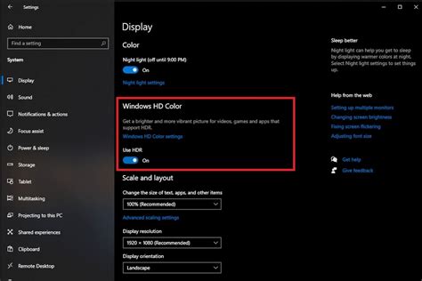 How To Enable Hdr In Windows 10 Pc World Australia