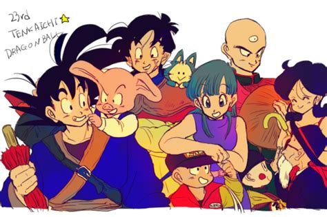 Son Goku Bulma Kuririn Lunch Muten Roushi And More Dragon Ball And More Drawn By Aida