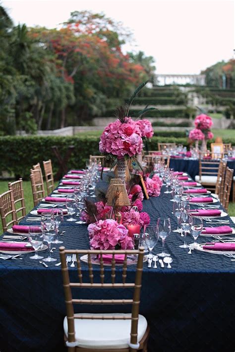 Your Wedding In Colors Navy Blue And Pink Arabia Weddings
