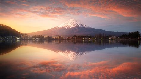 Mt Fuji Japan Landscape Mount Fuji Mountains Hd Wallp