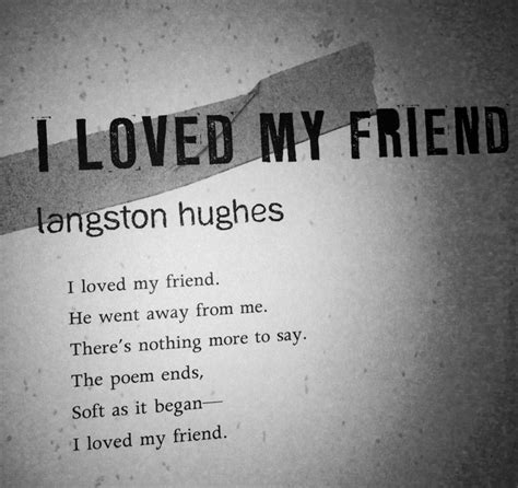 I Loved My Friend