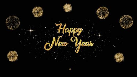 I hope everyone welcomed 2018 with full of love and happiness. Happy New Year Beautiful Golden Stock Footage Video (100% ...