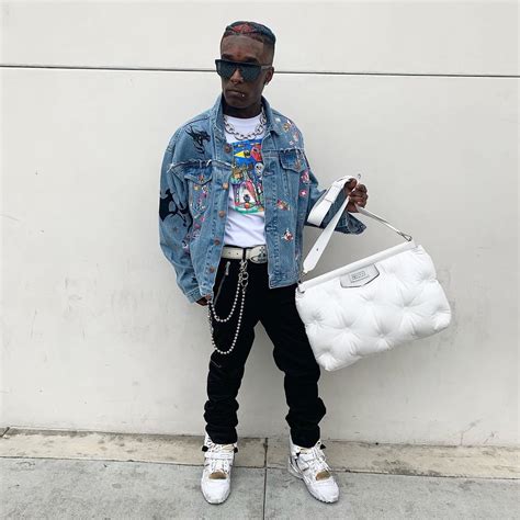 Spotted Lil Uzi Vert Poses In Vetements And Maison Margiela Pause