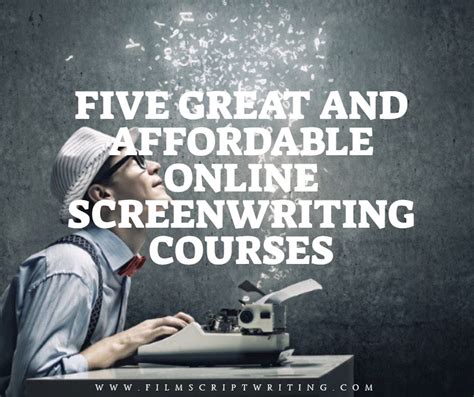 Online Screenwriting Courses Online Script Writing Courses Sale On