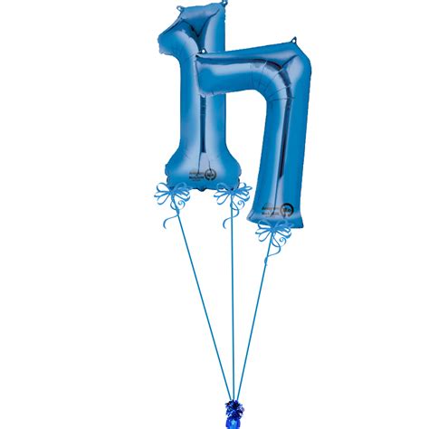 Blue Giant Numbers 17 Magic Balloons