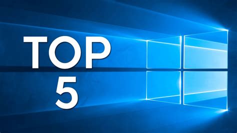 Top 5 Apps For Windows 10 Youtube