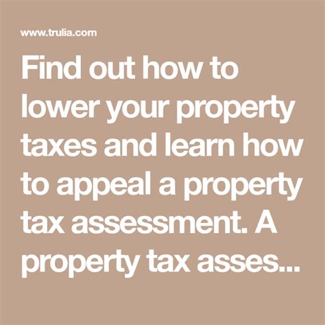 Looking To Decrease Your Taxes Find Out How To Appeal A Property Tax