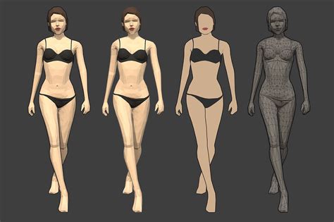 Lowpoly Rigged People 3D Model 200 Unknown Free3D