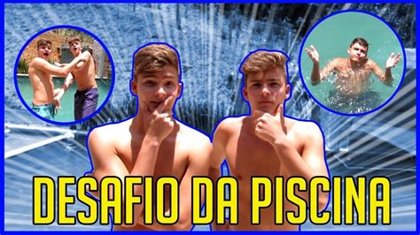 Desafio Da Piscina 2020 •irmãos Scribel• Youtube