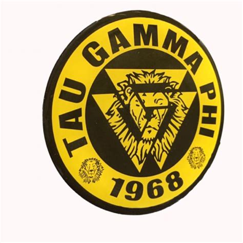 Tau Gamma Phi Rubberized Sticker Shopee Philippines