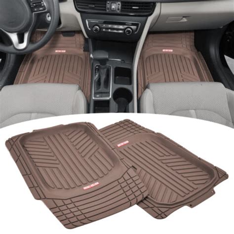 Car Rubber Floor Mats For All Weather Protection Semi Custom Fit 3