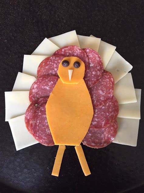 Thanksgiving Turkey Shaped Cheese Platter Appetizer Recipe Melanie Cooks
