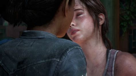 The Last Of Us Left Behind Ellie Riley Kiss Scene Youtube